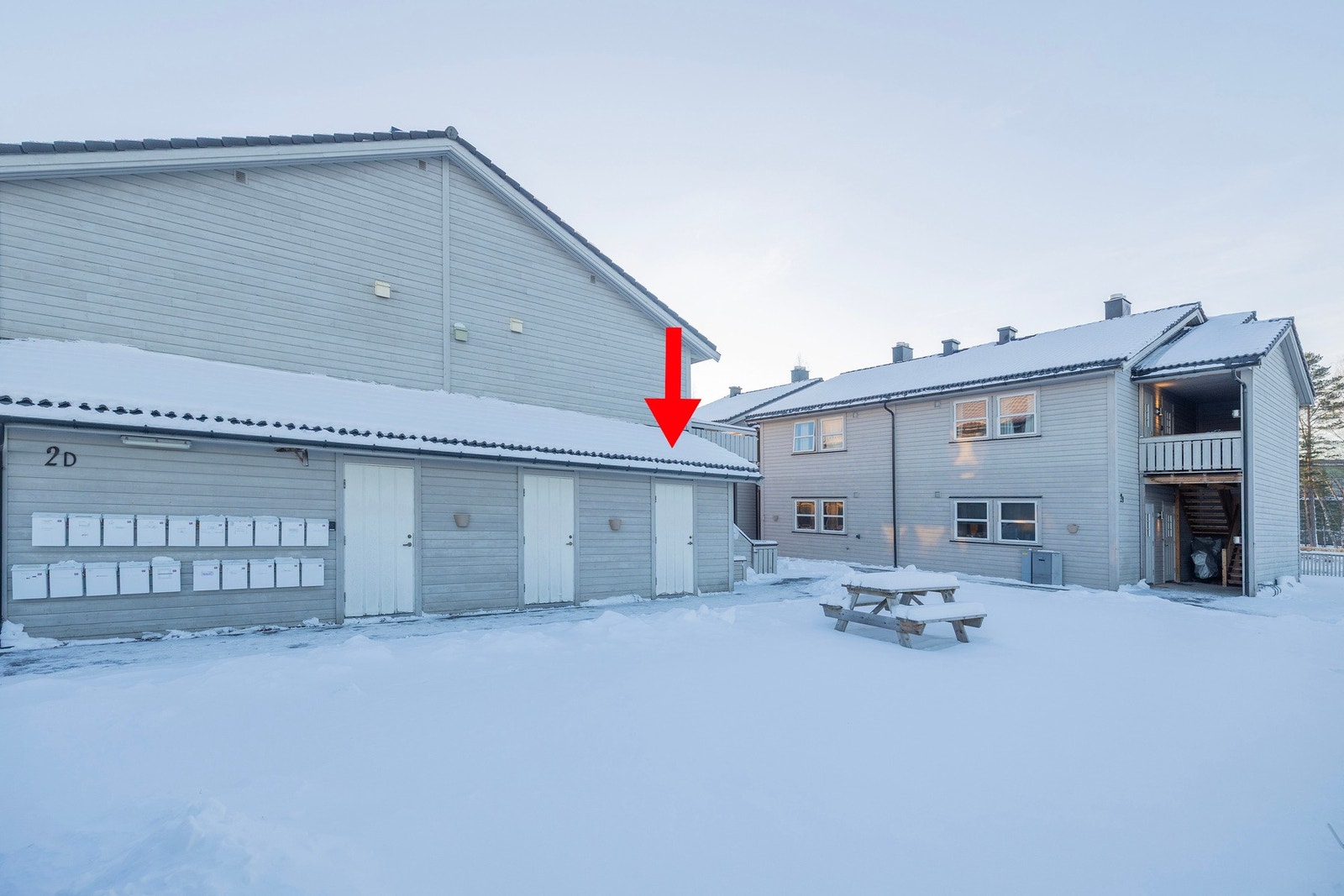 Bod tilknyttet boligen. Galleribilde