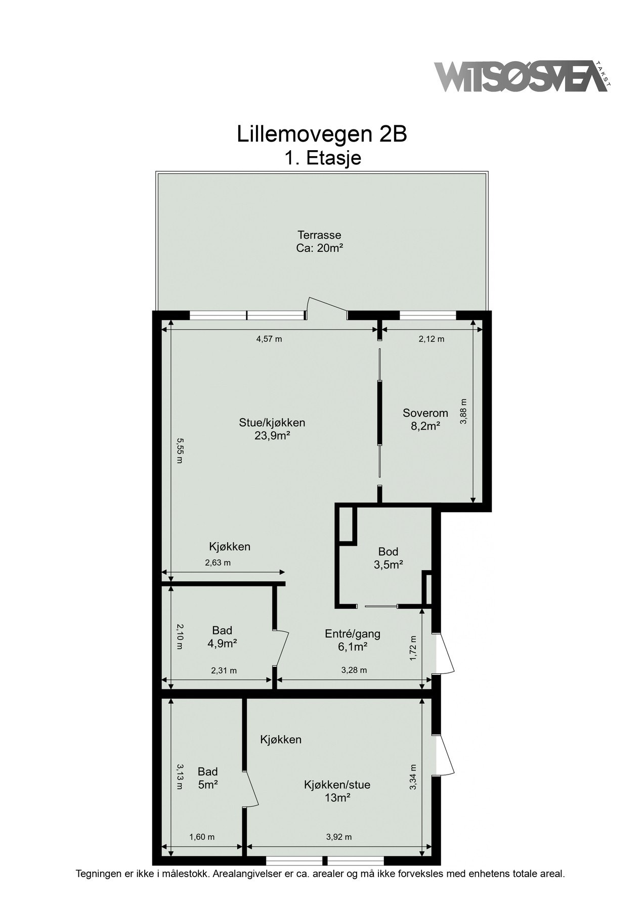 Planskisse. Galleribilde