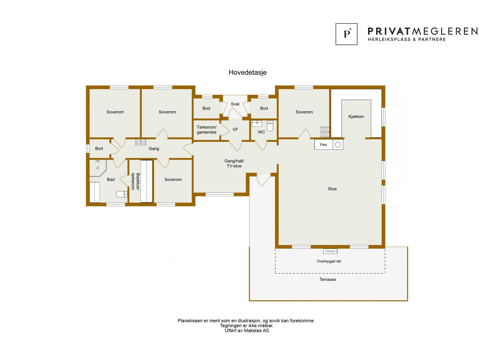 Plantegning (illustrasjon - avvik kan forekomme) Galleribilde