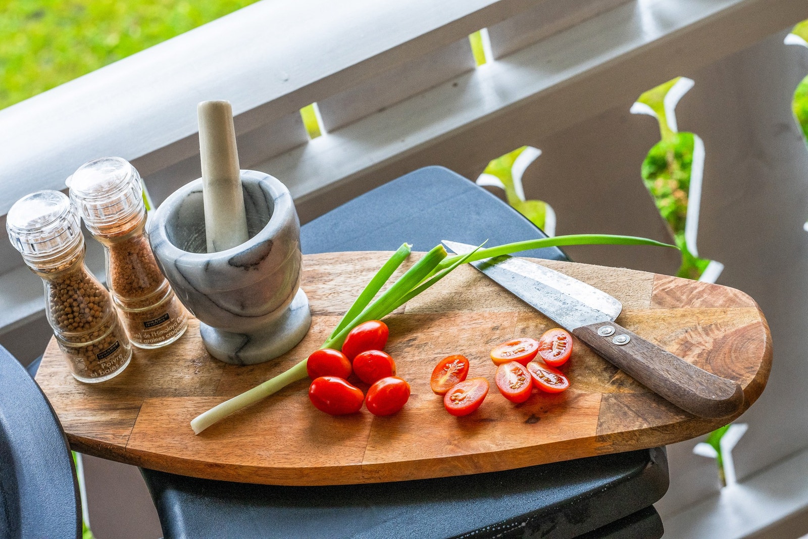 Da har vi på utsiden igjen og en tur innom terrassen Galleribilde