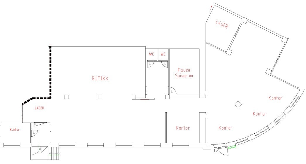 Plantegning Galleribilde