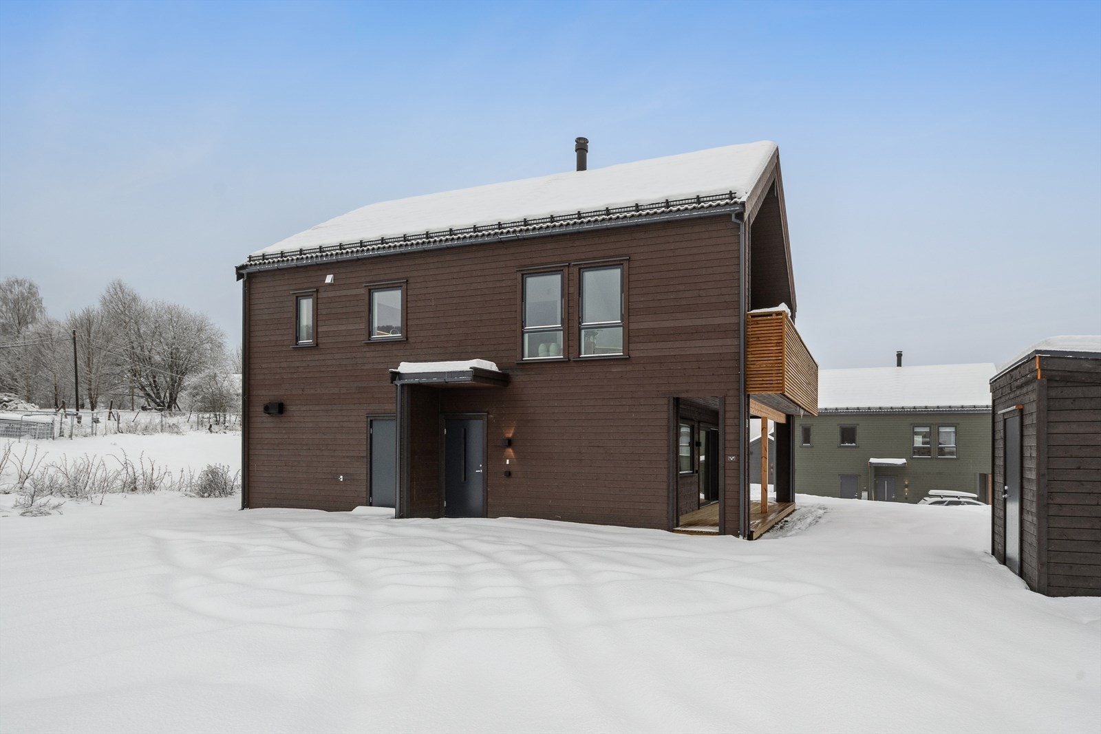 Fasadebilde av boligen. Galleribilde