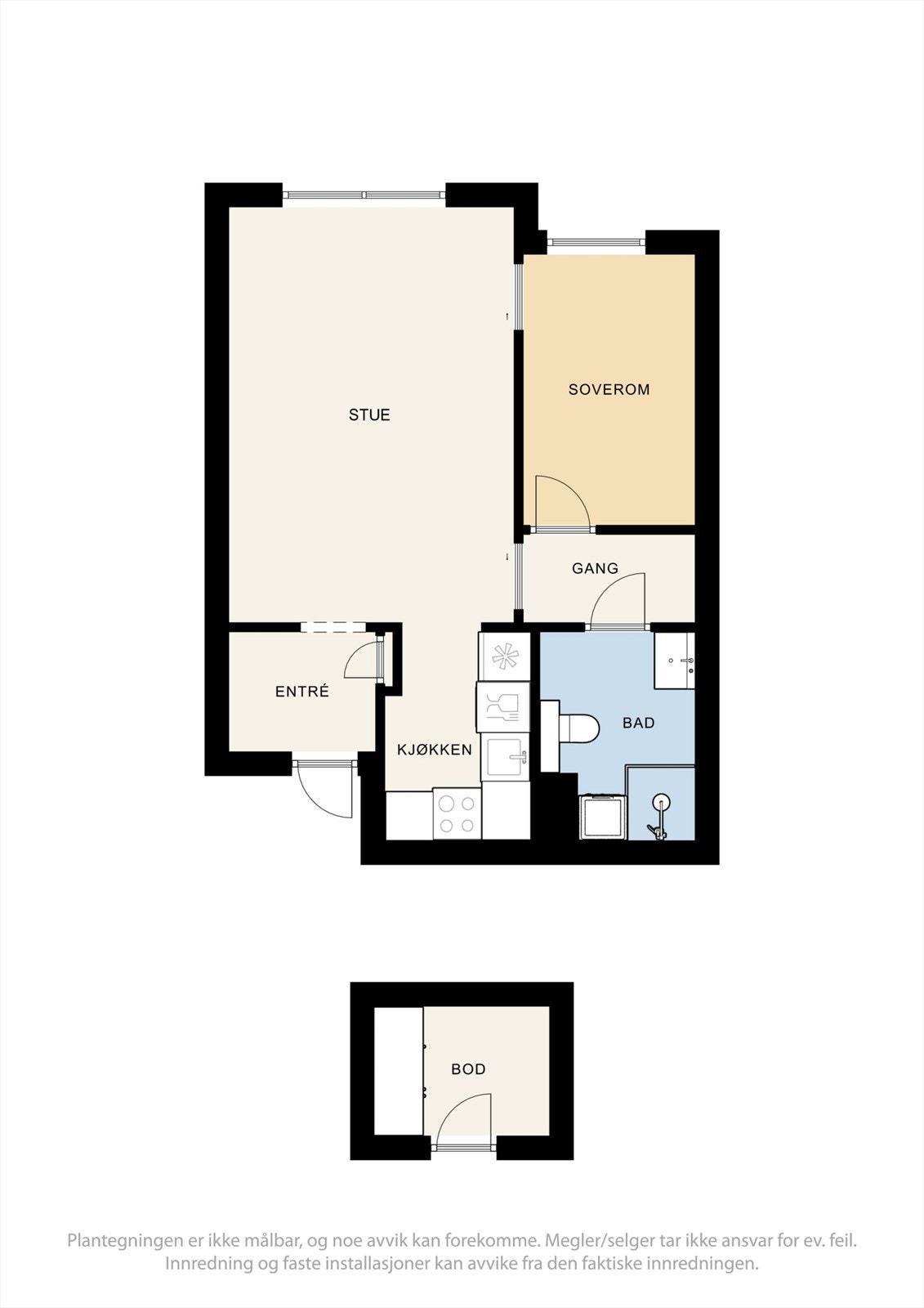 Plantegning Galleribilde