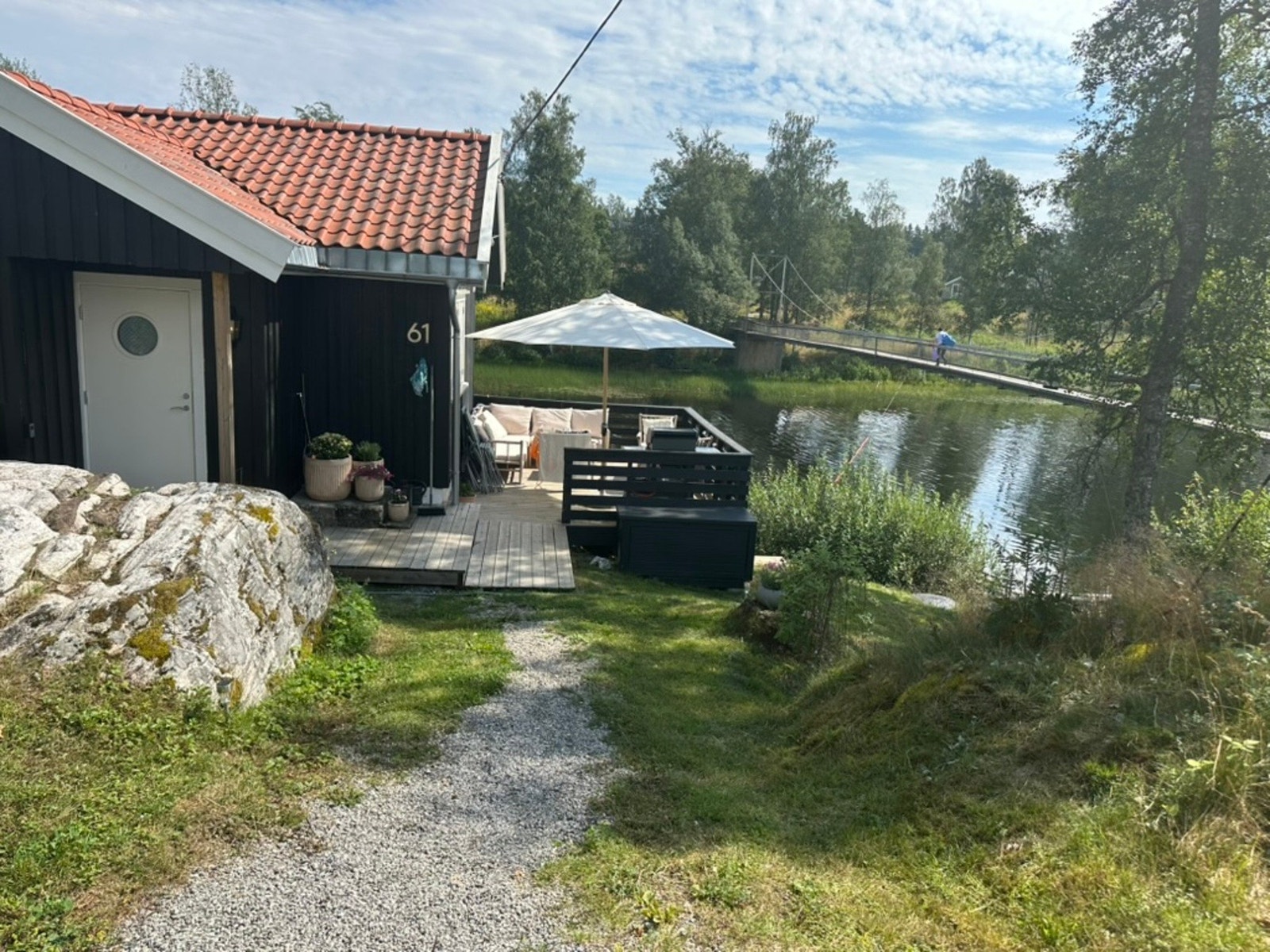 Fin solrik plass Galleribilde