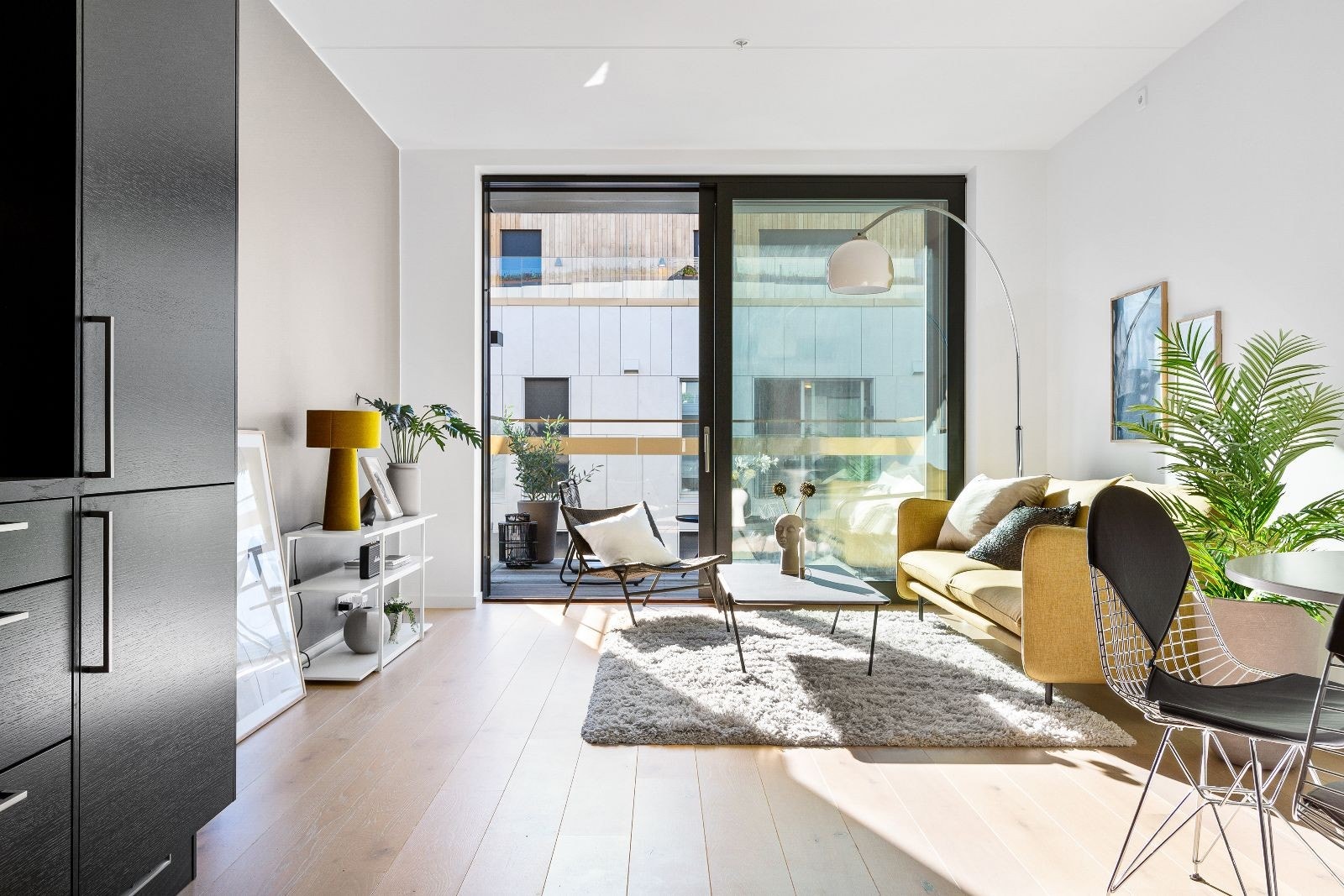 Åpen stue/kjøkkenløsning. Galleribilde