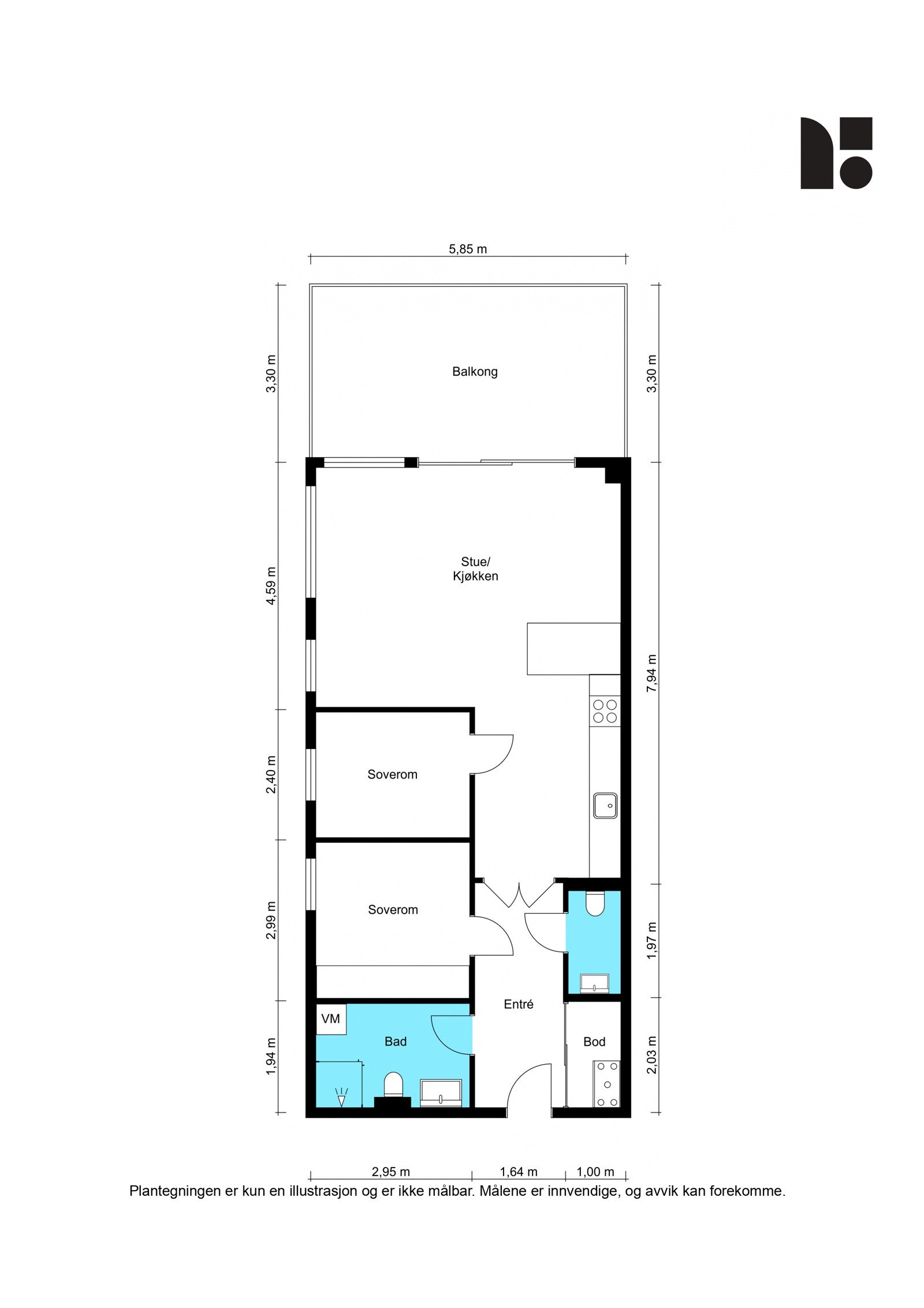 Plantegning. Galleribilde
