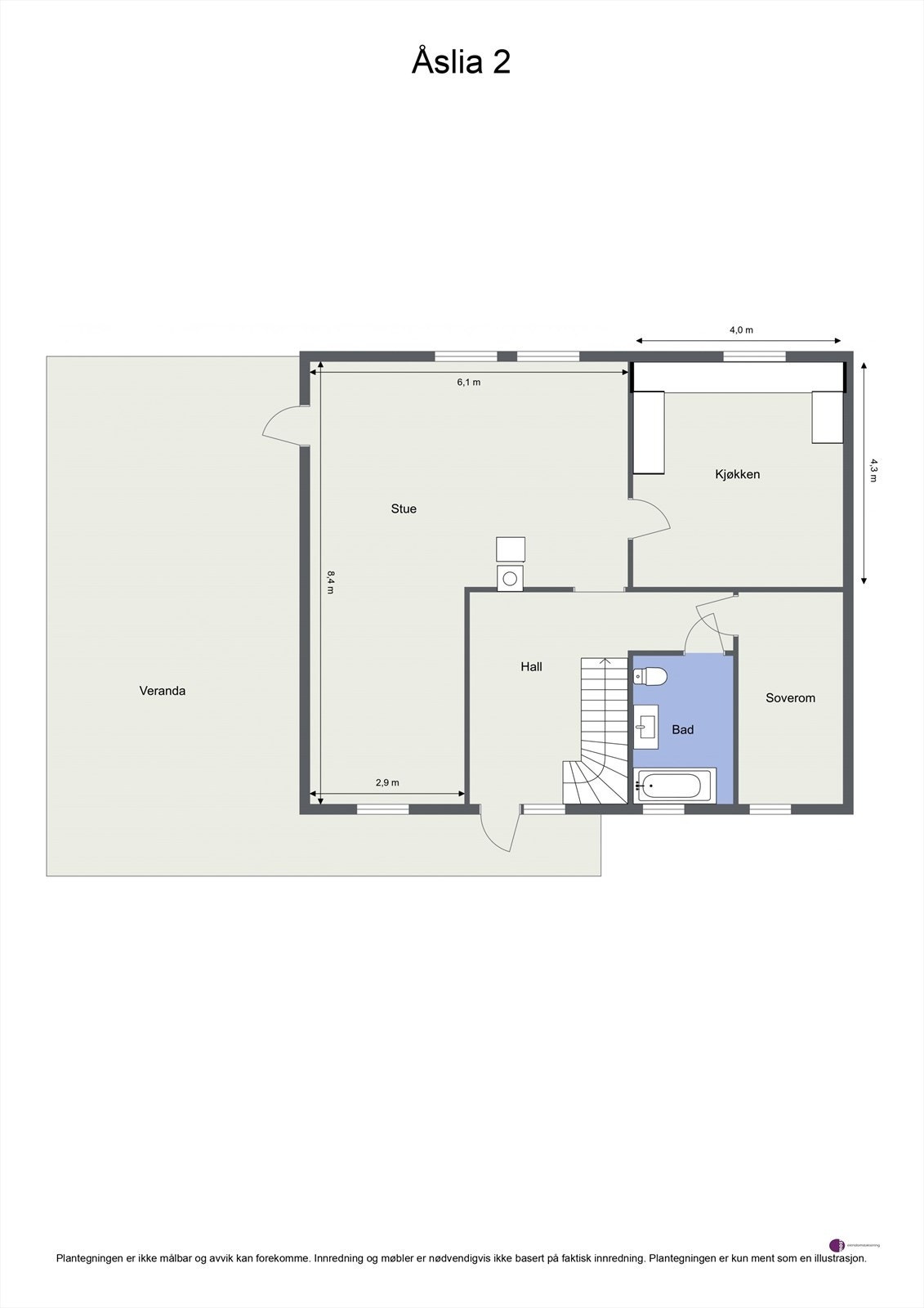 Plantegning 1. etasje. Galleribilde