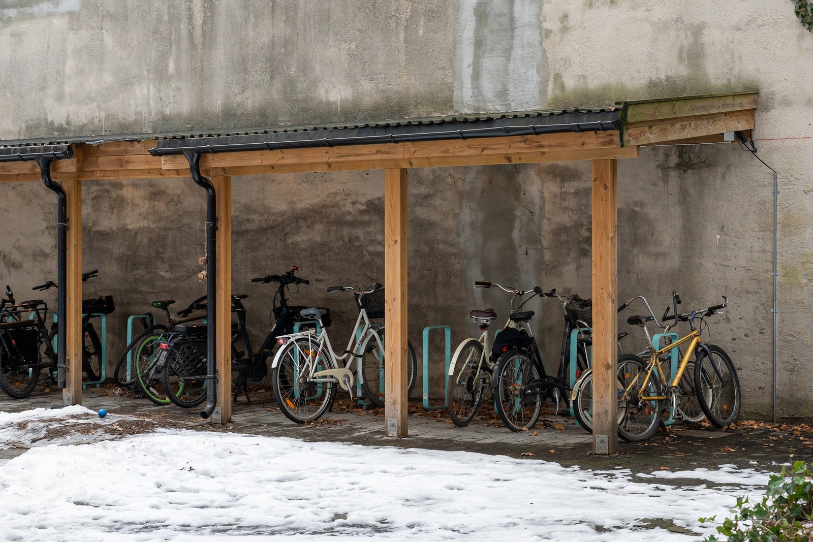 Her er det plass til sykkelen din. Galleribilde