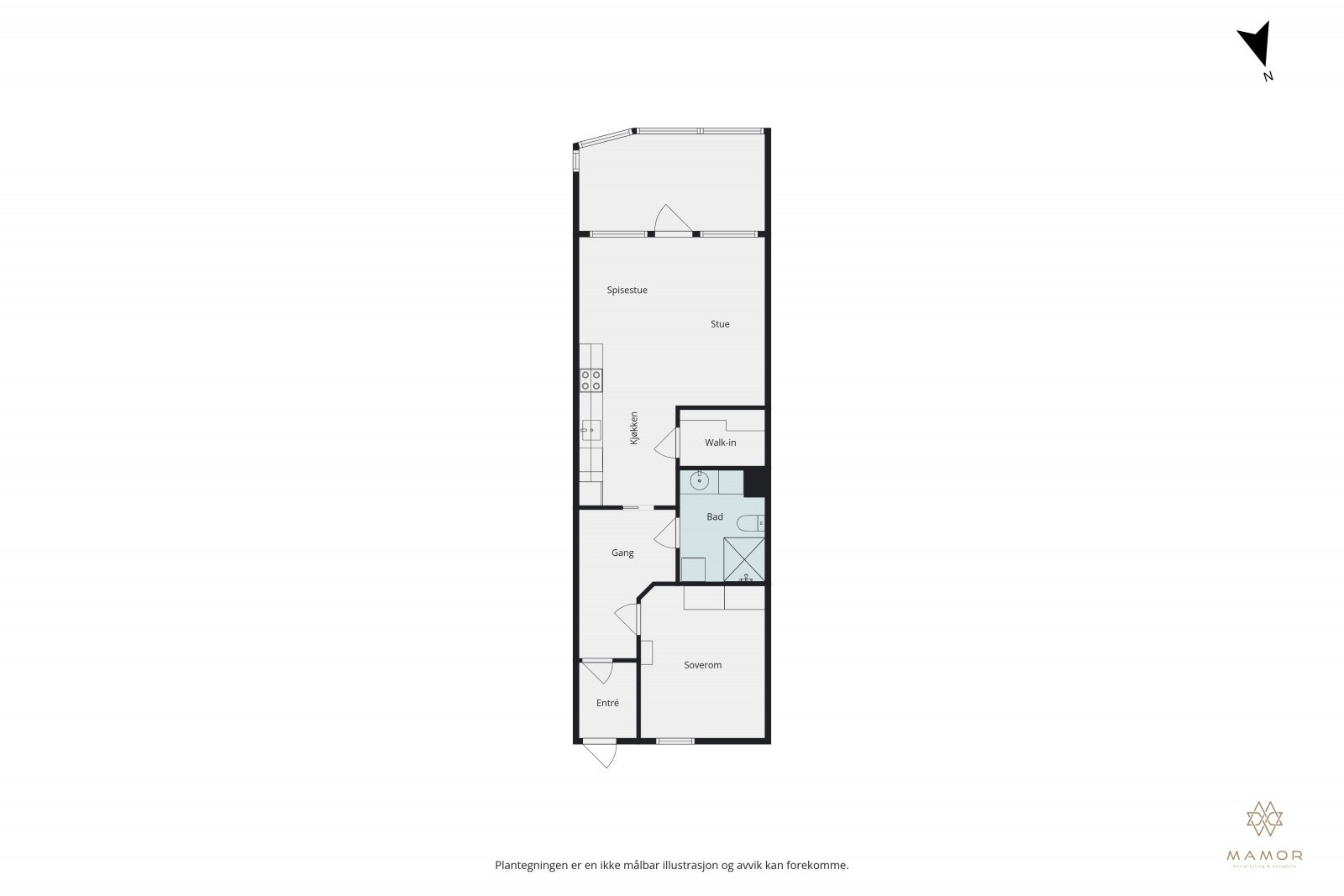 Plantegning Galleribilde