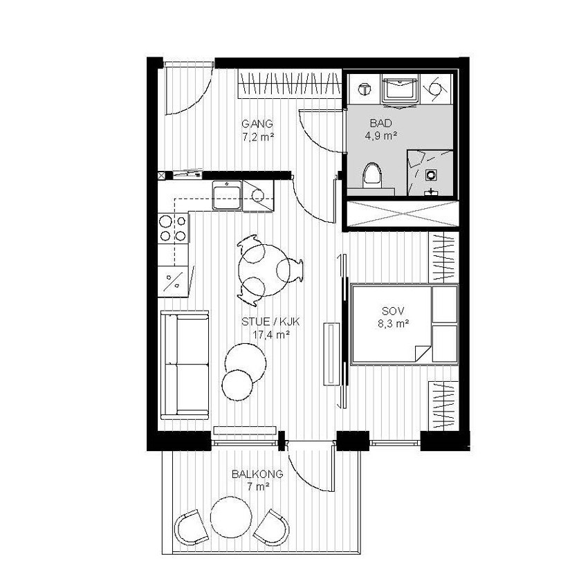 Plantegning Galleribilde