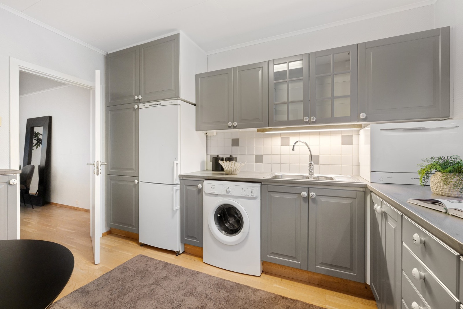 For den som ønsker å sette sitt eget preg på boligen, gir dette et godt utgangspunkt. Galleribilde