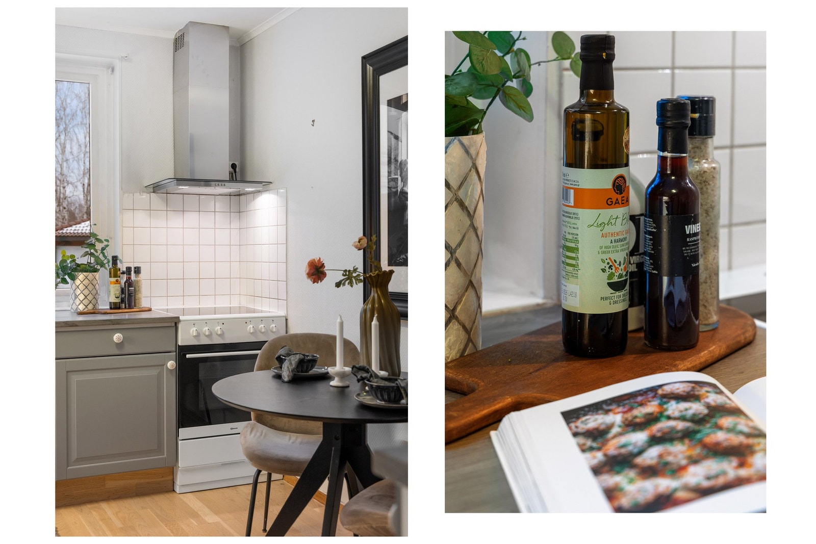 Kjøkkenet er velholdt og funksjonelt, men av eldre årgang. Galleribilde