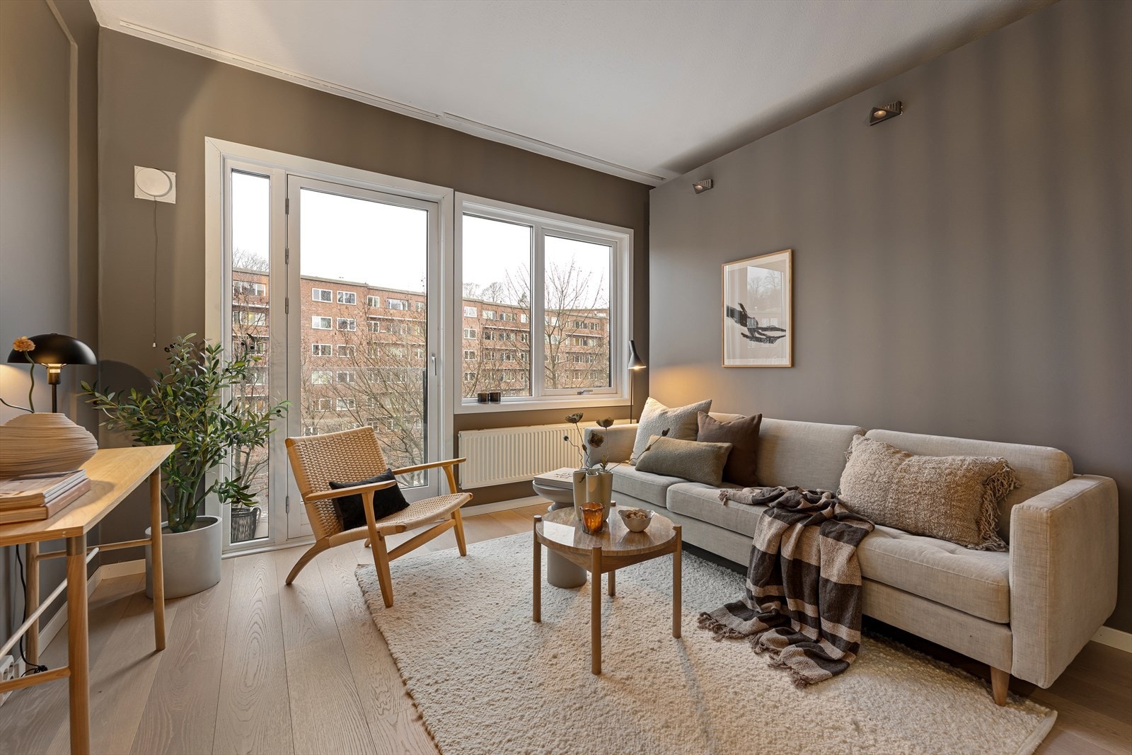 En lys og pen 3-roms selveierleilighet på 58 m² beliggende i 4. etasje med heis Galleribilde