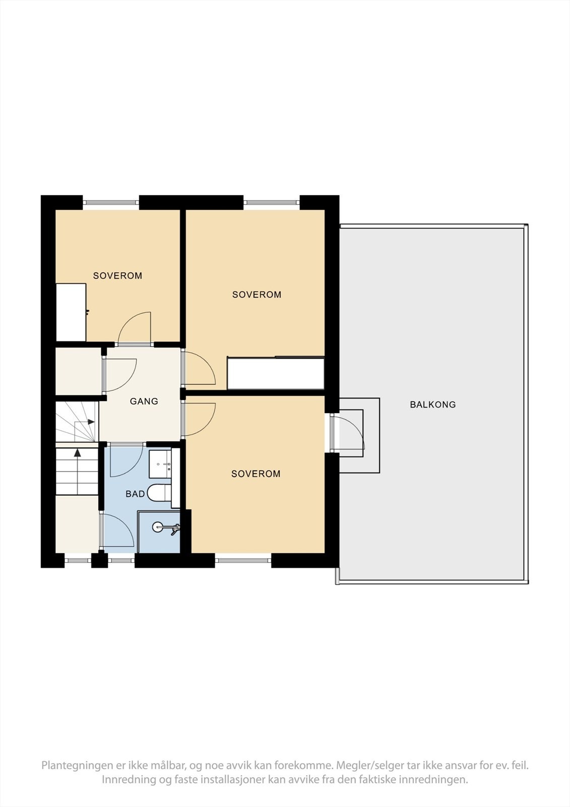 Plantegning 2. etasje. Galleribilde