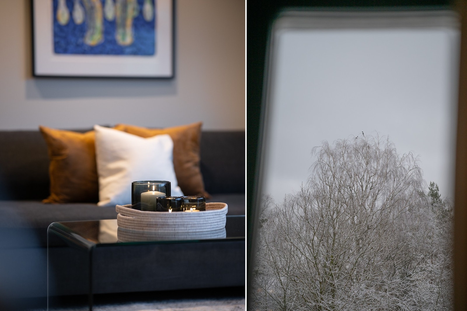 Nytt elektrisk anlegg med sorte brytere og stikkontakter som gir et moderne og helhetlig uttrykk. Galleribilde