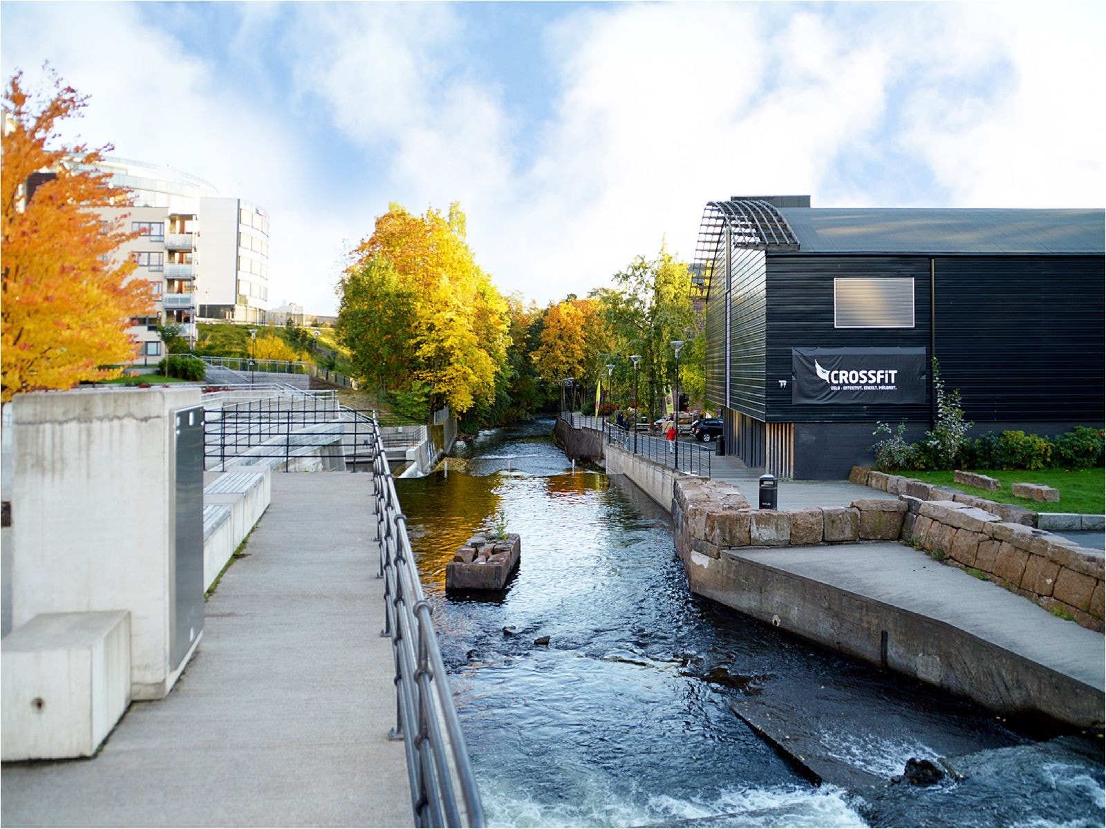 Akerselva ligger like ved Galleribilde