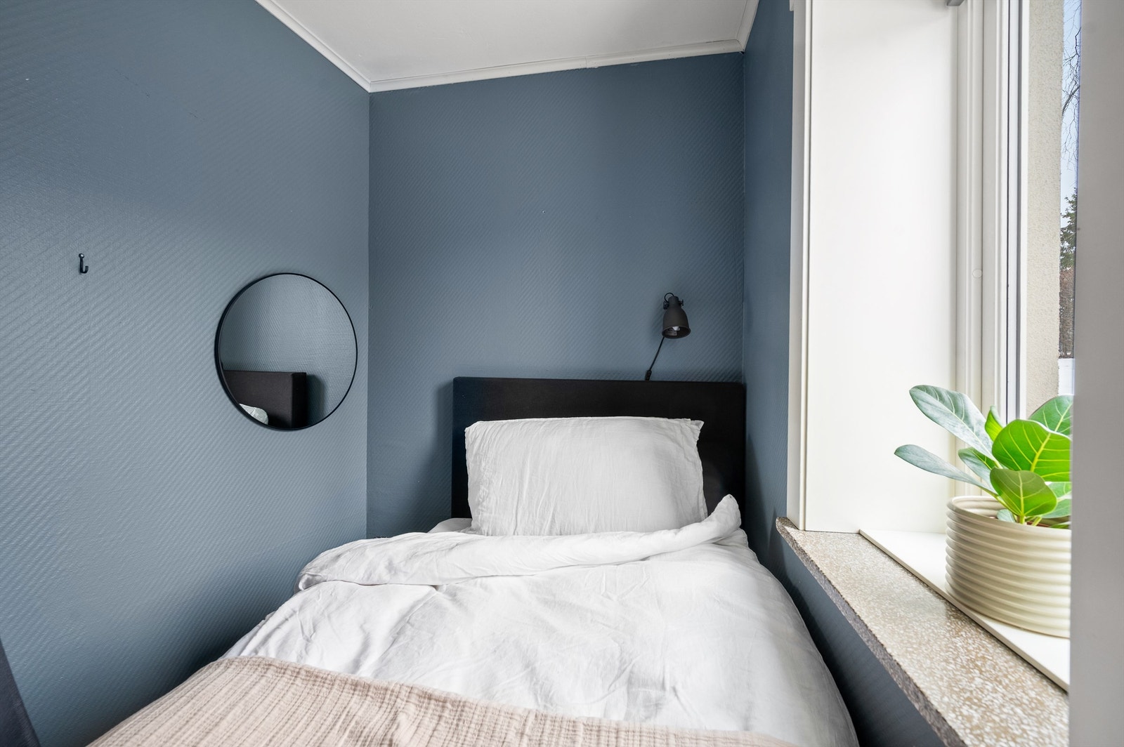 Alkoven har plass til seng og gir en smart utnyttelse av arealet. Galleribilde