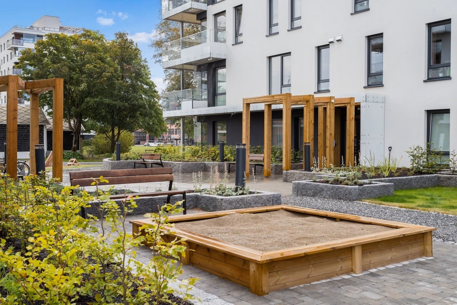 Hyggelig fellesarealer og inngangsparti. Galleribilde