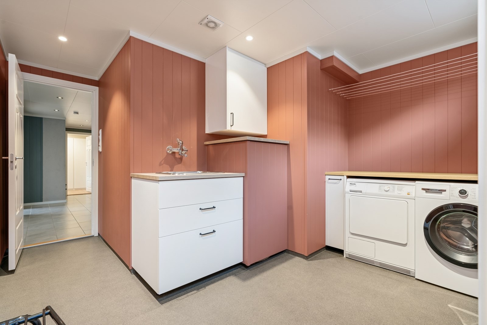 Vaskerom pusset opp i 2018 Galleribilde