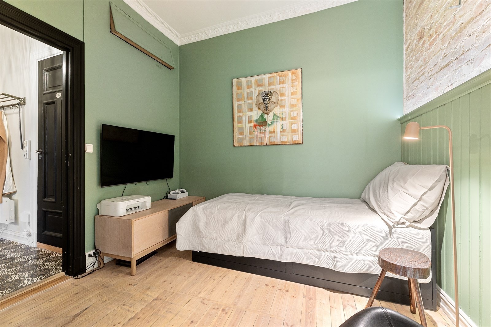 Rommet er i dag brukt som gjesterom. Galleribilde