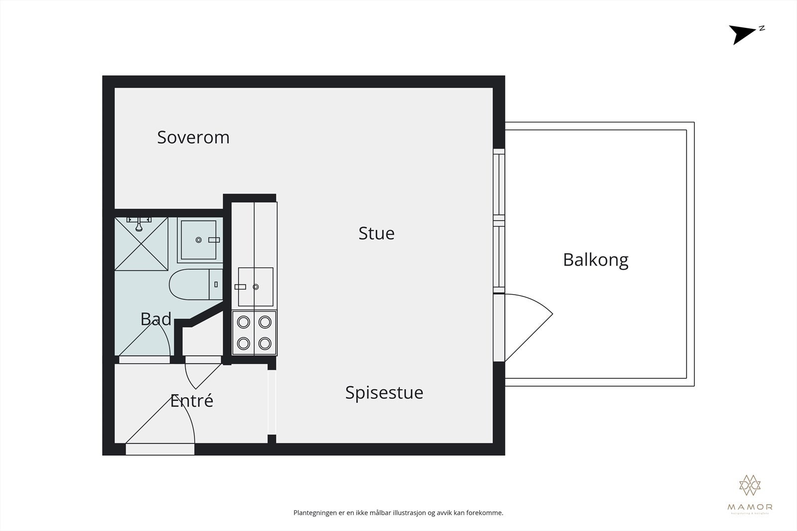 Plantegning Galleribilde