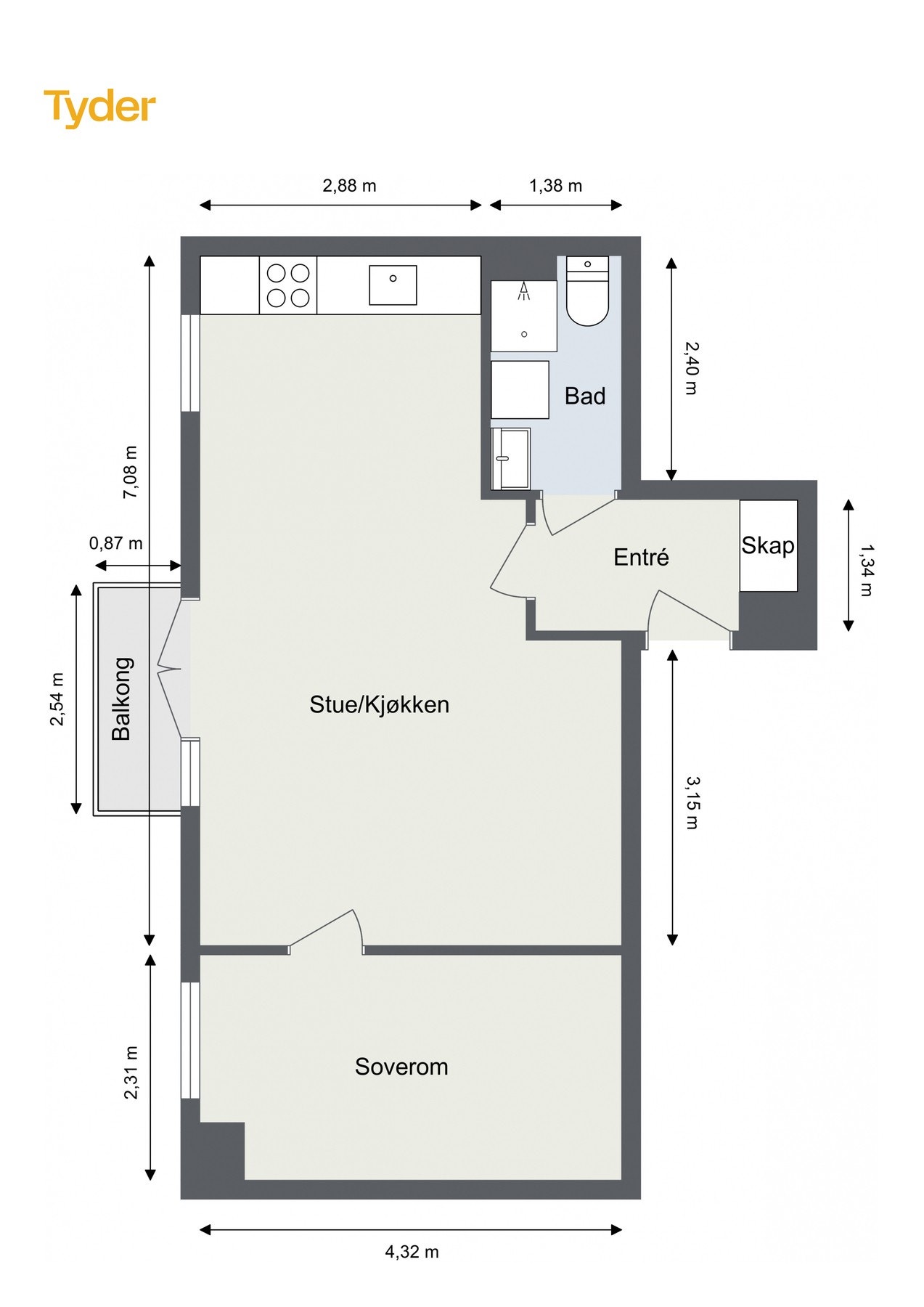 Plantegning. Galleribilde