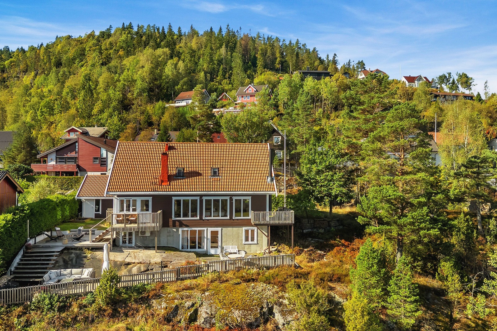 Fasade fra hagesiden Galleribilde