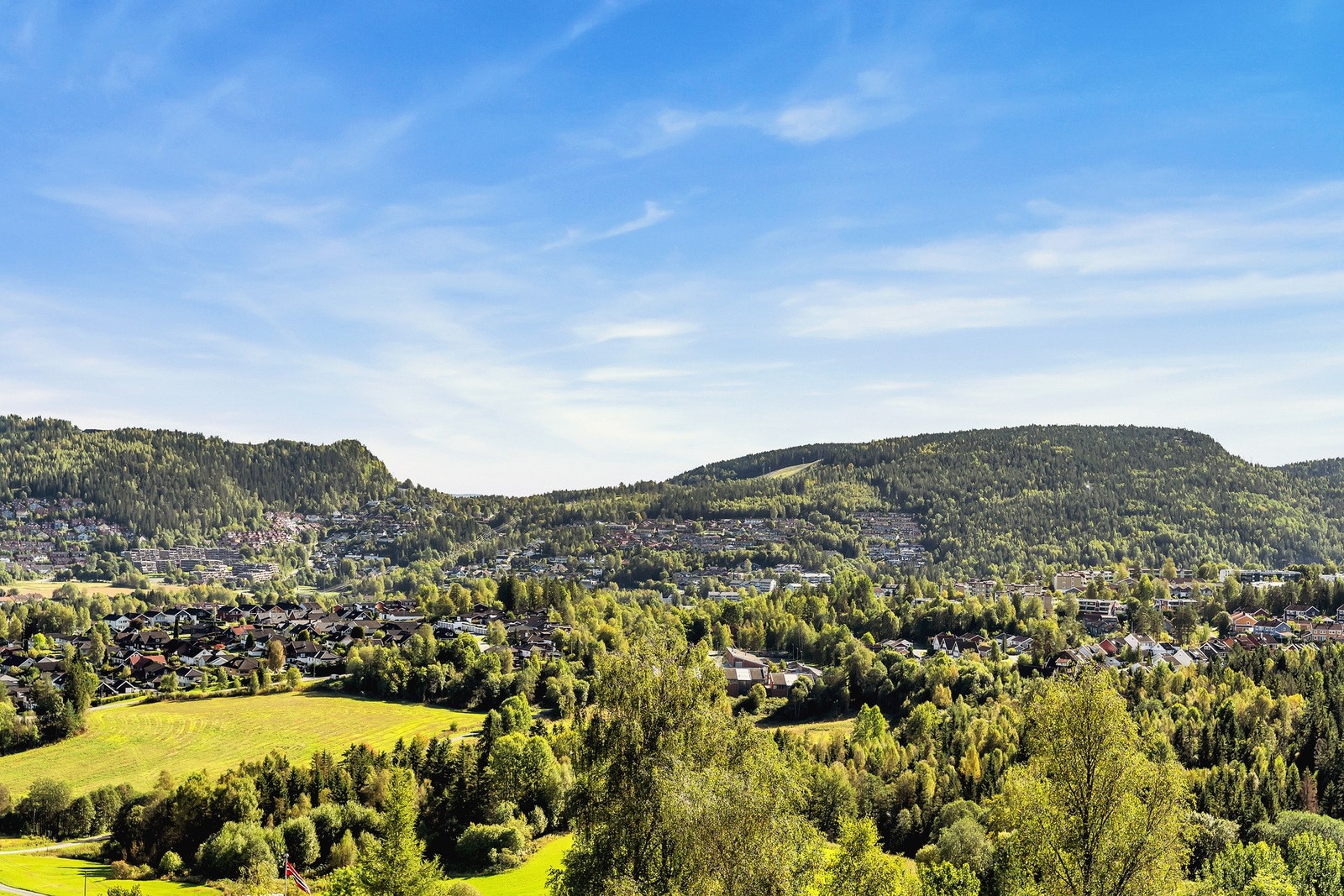 Utsikt mot Bærums Verk Galleribilde