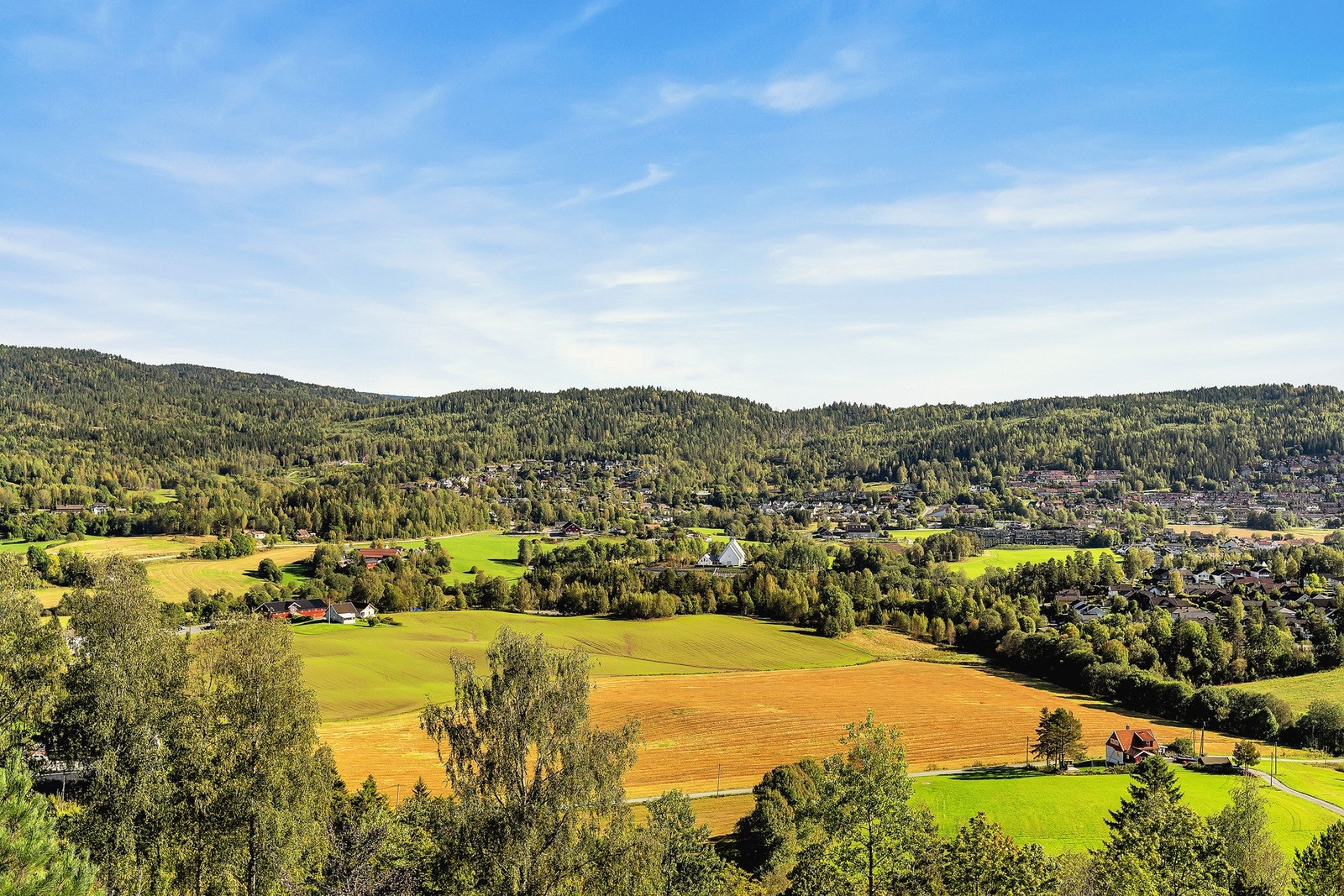 Utsikt mot Bærums Verk Galleribilde