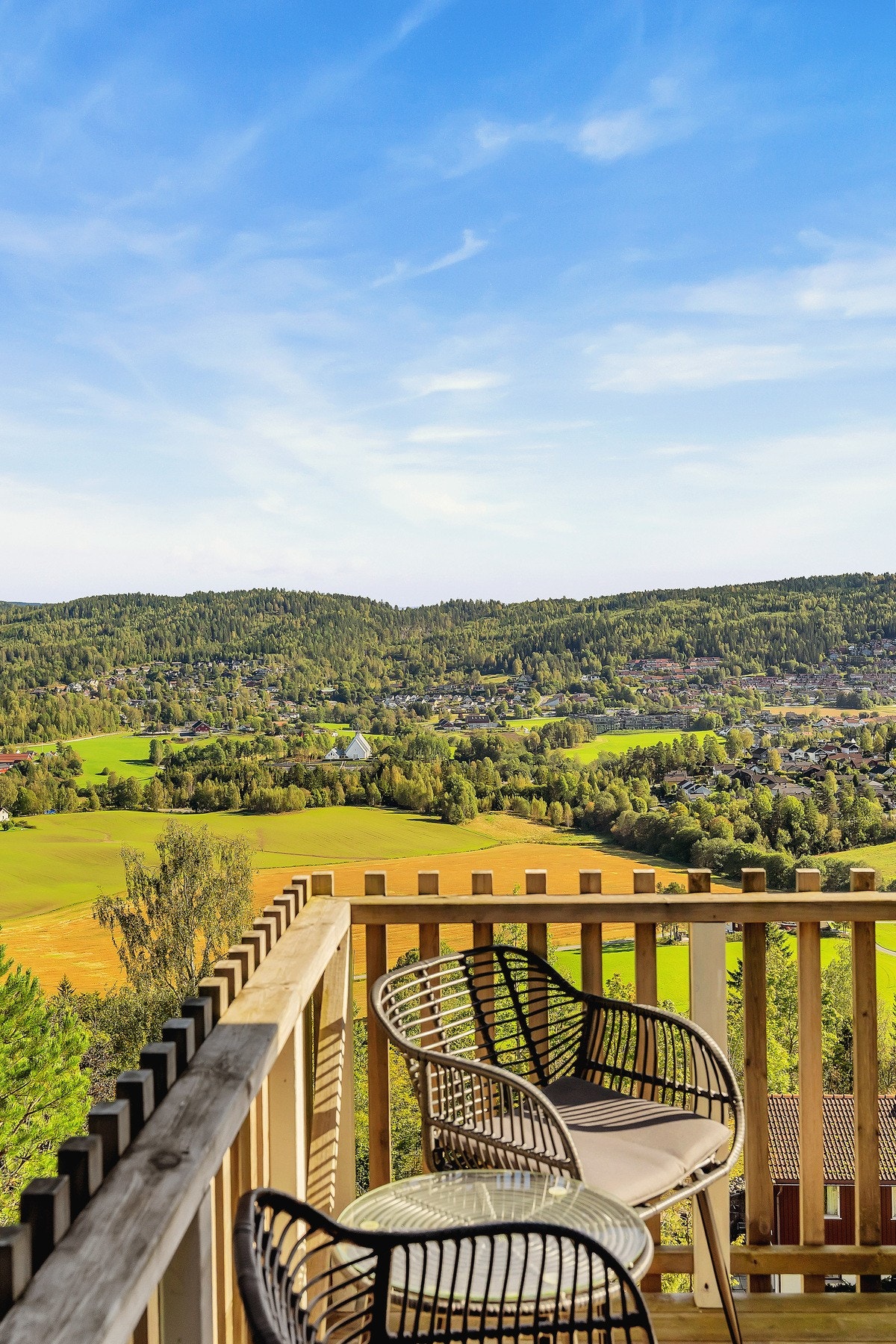 Stor utsikts terrasse Galleribilde