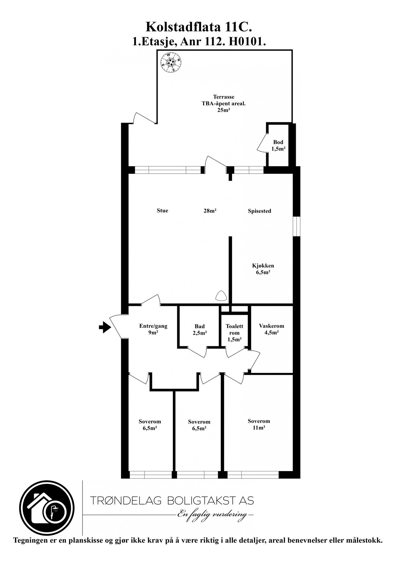 Planskisse. Galleribilde