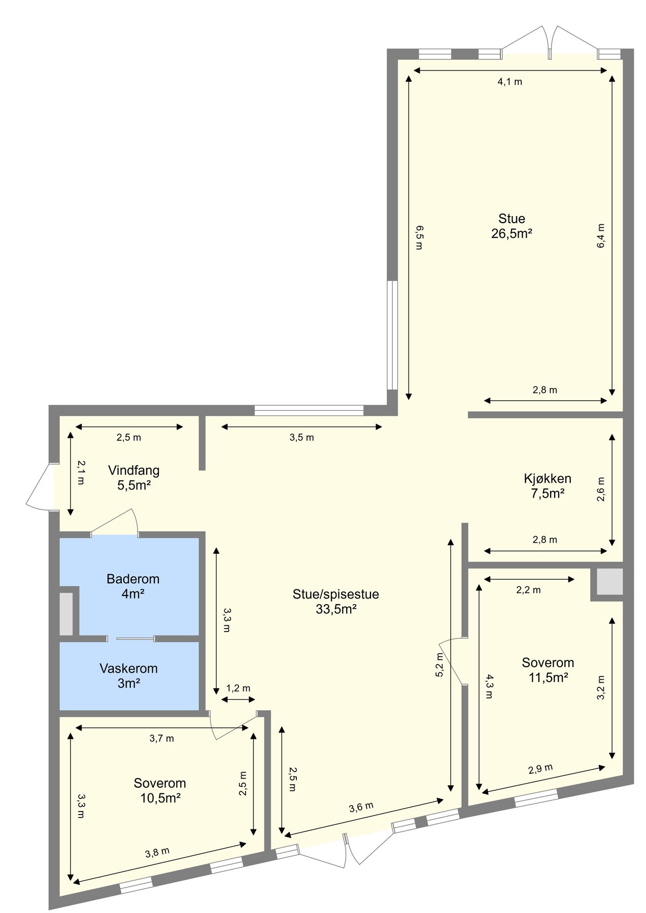 Planskisse. Galleribilde