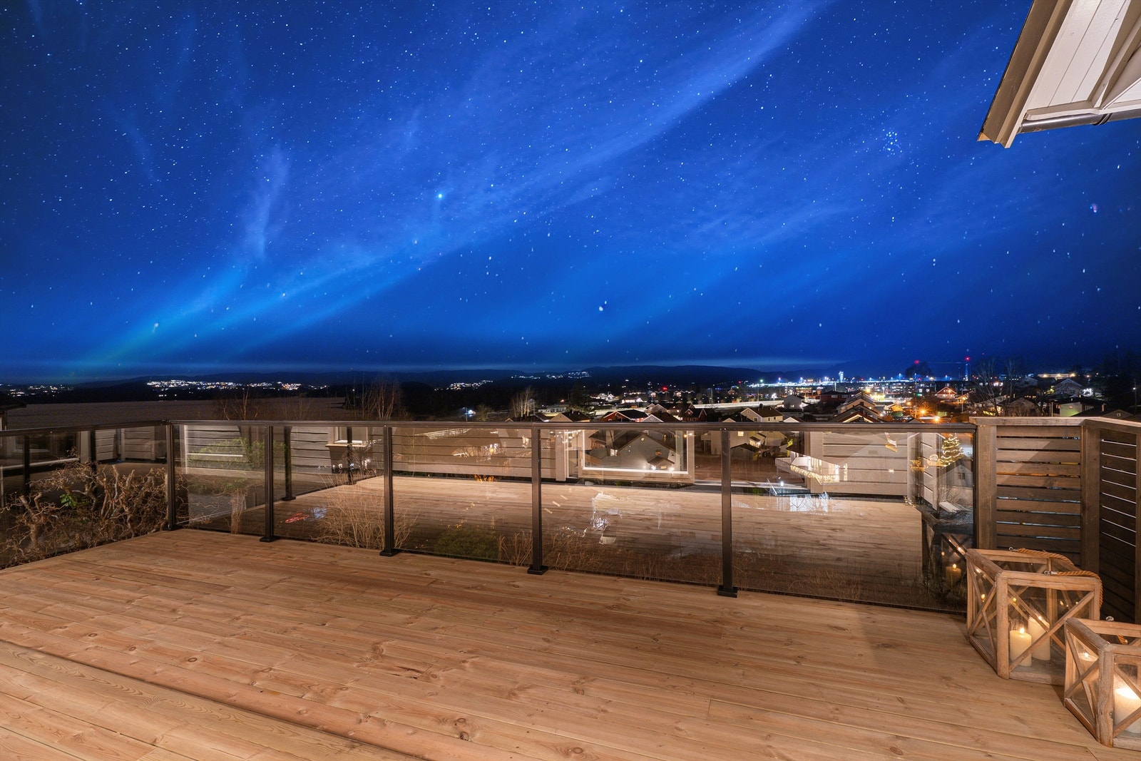 Nydelig himmel i kveldstimene Galleribilde