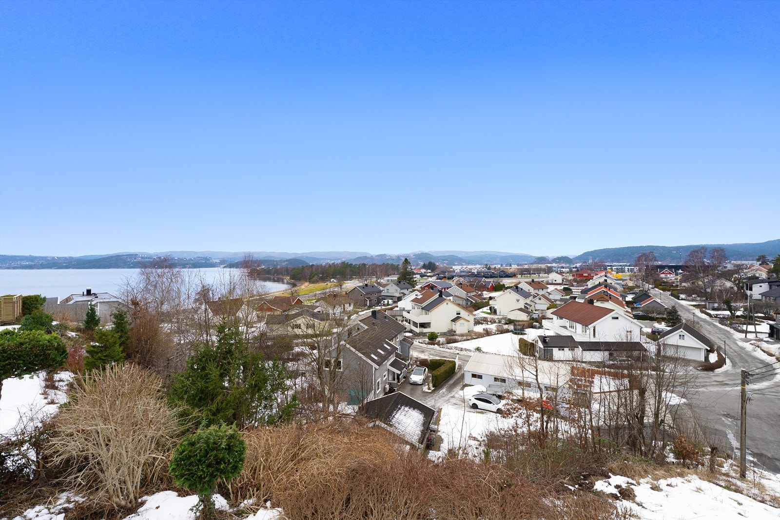 Utsikt fra terrassen Galleribilde