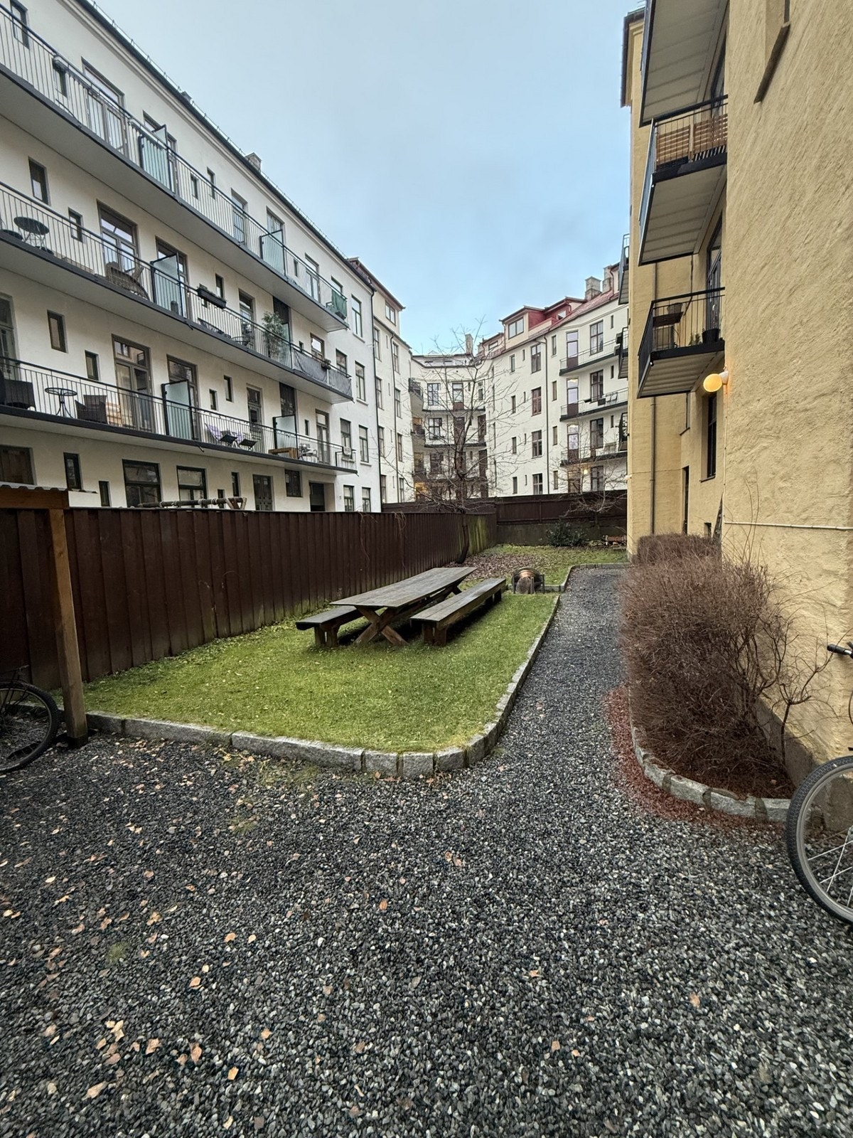 Pent opparbeidet bakhage Galleribilde