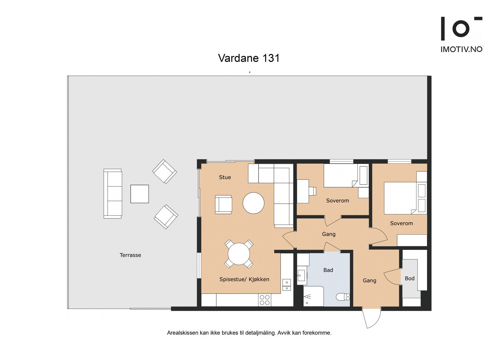 Plantegning. Areal BRA- i: 69 m2 Galleribilde