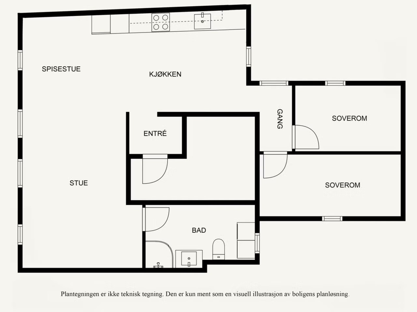 Planløsning. Galleribilde