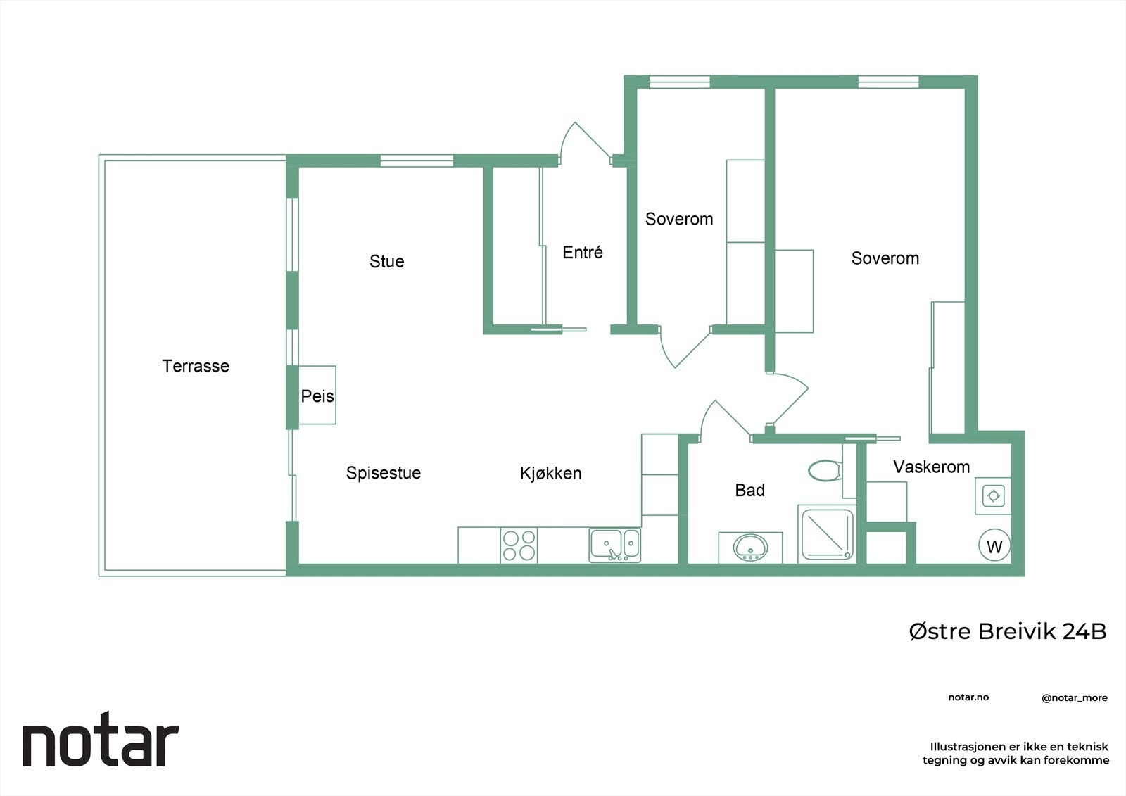 Plantegning Galleribilde