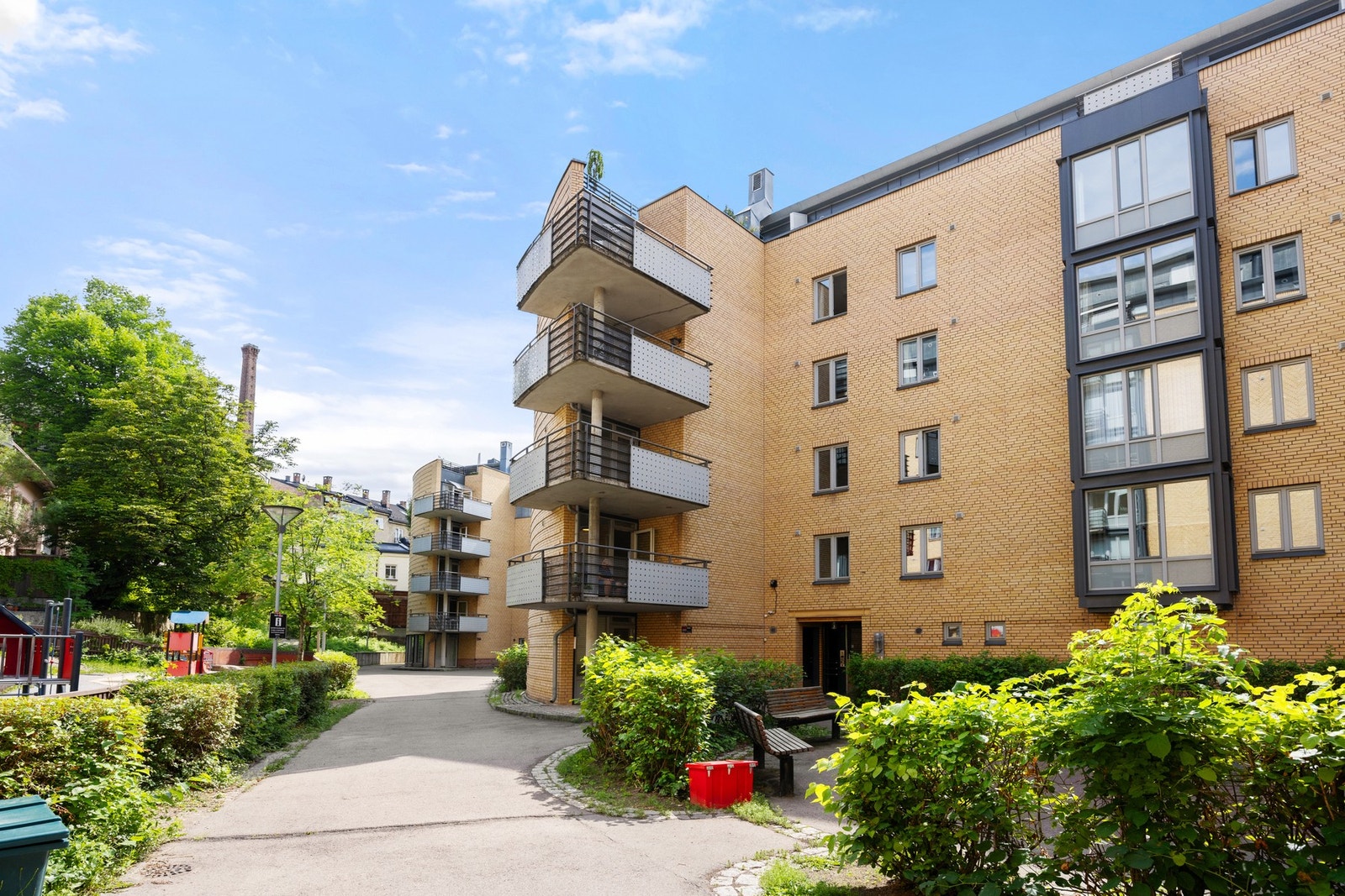 Fasade - Bygget er fra 1997. Galleribilde