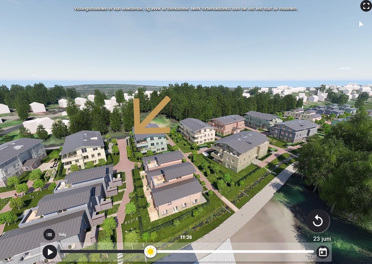 Hyggelig nabolag. Galleribilde