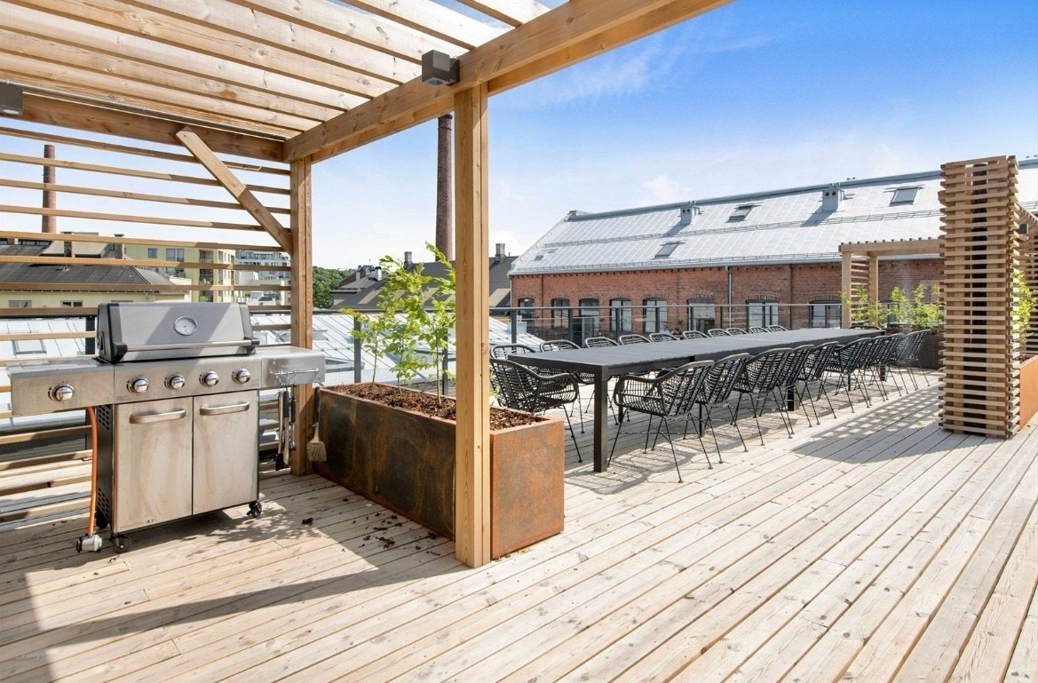 Felles takterrasse Galleribilde