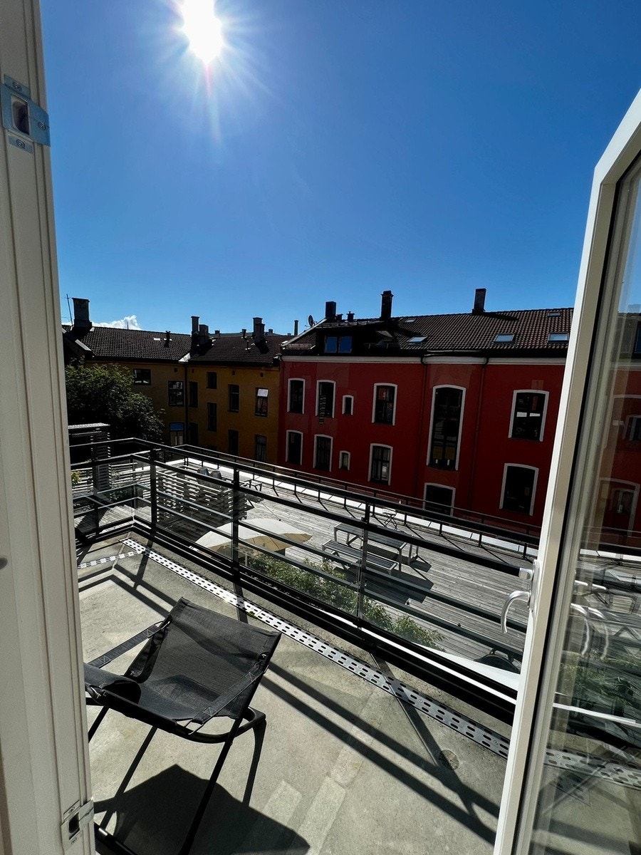 Privat balkong Galleribilde