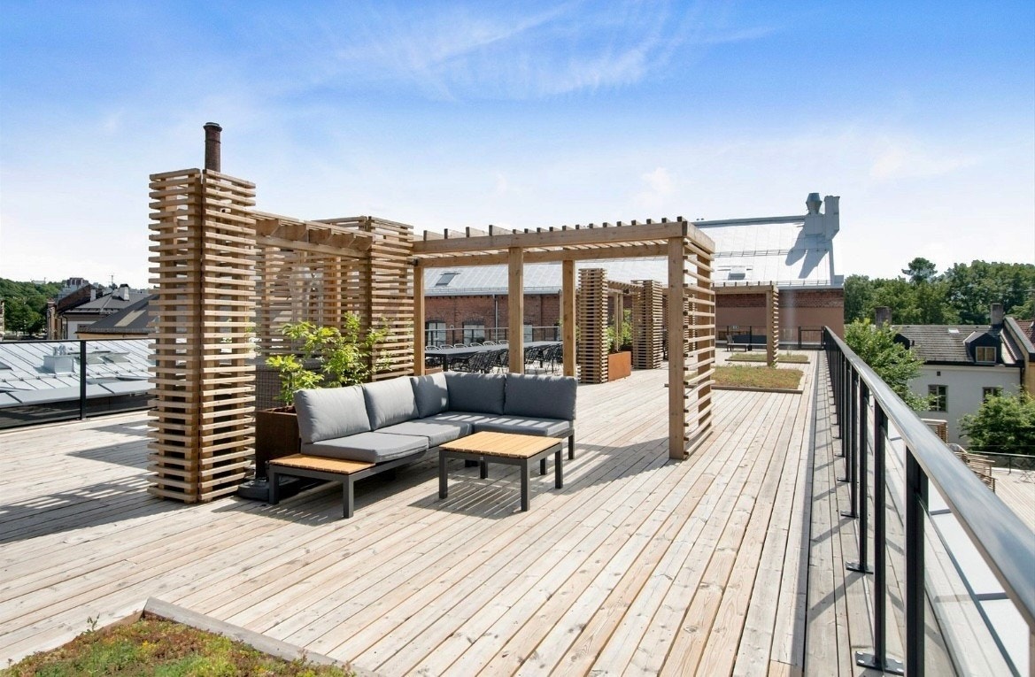 Felles takterrasse Galleribilde