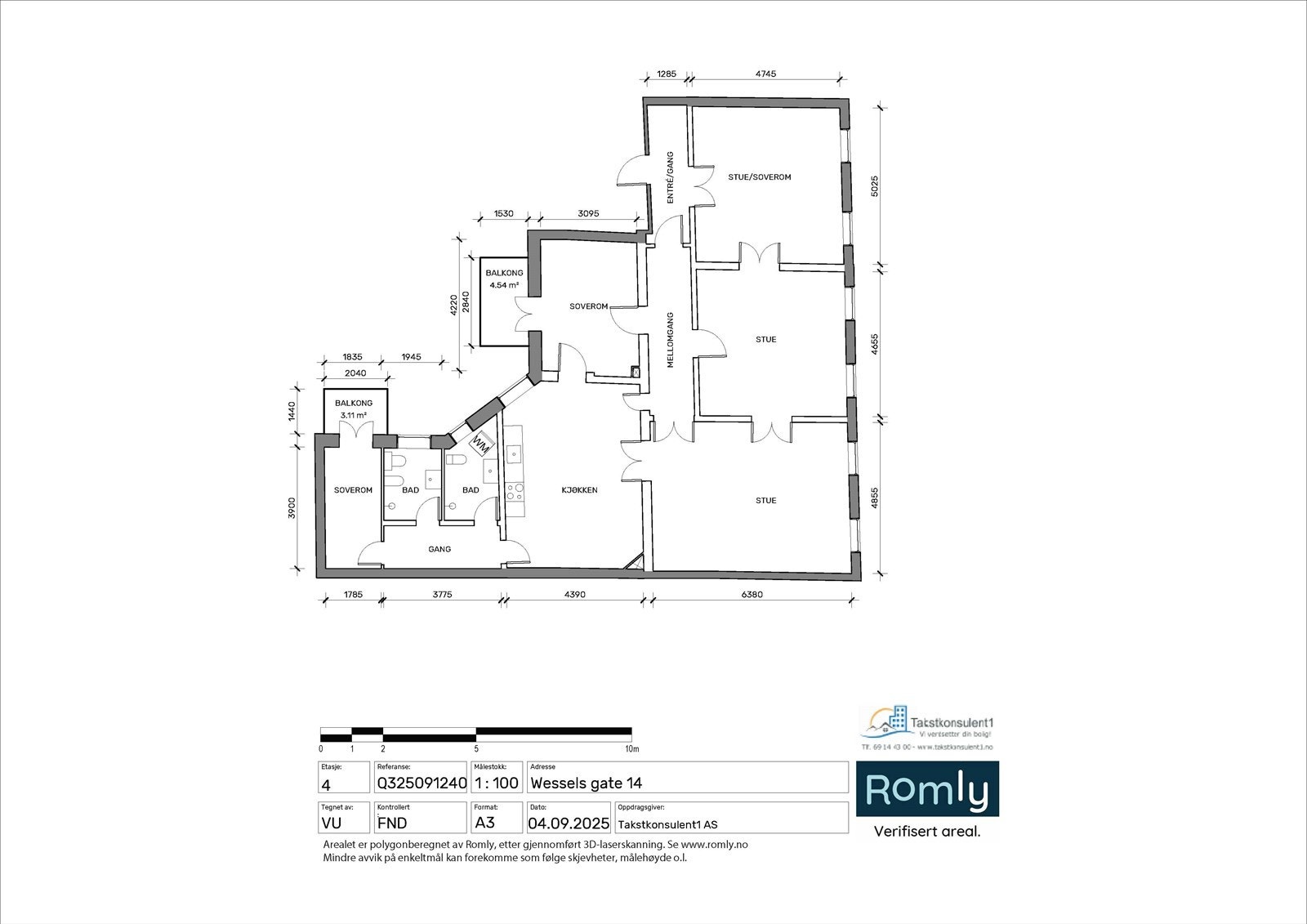 Plantegning. Galleribilde