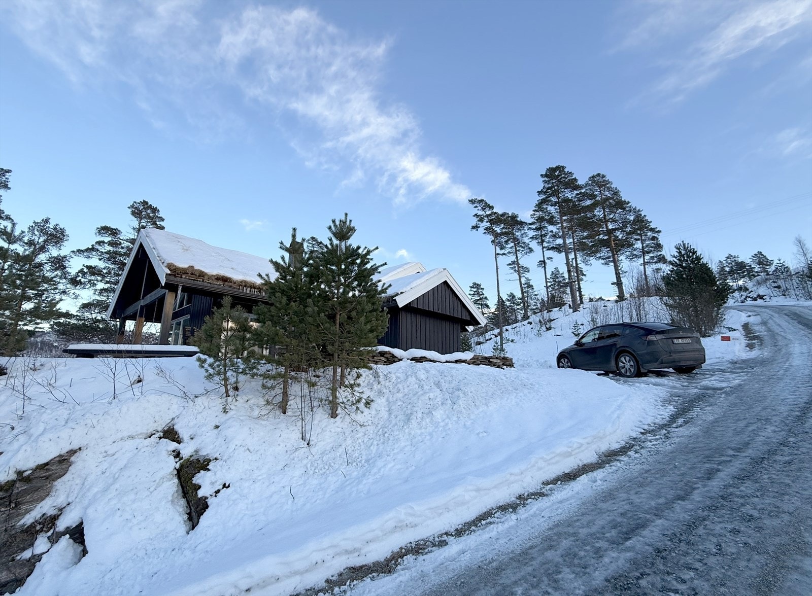 Vinterstemning Galleribilde