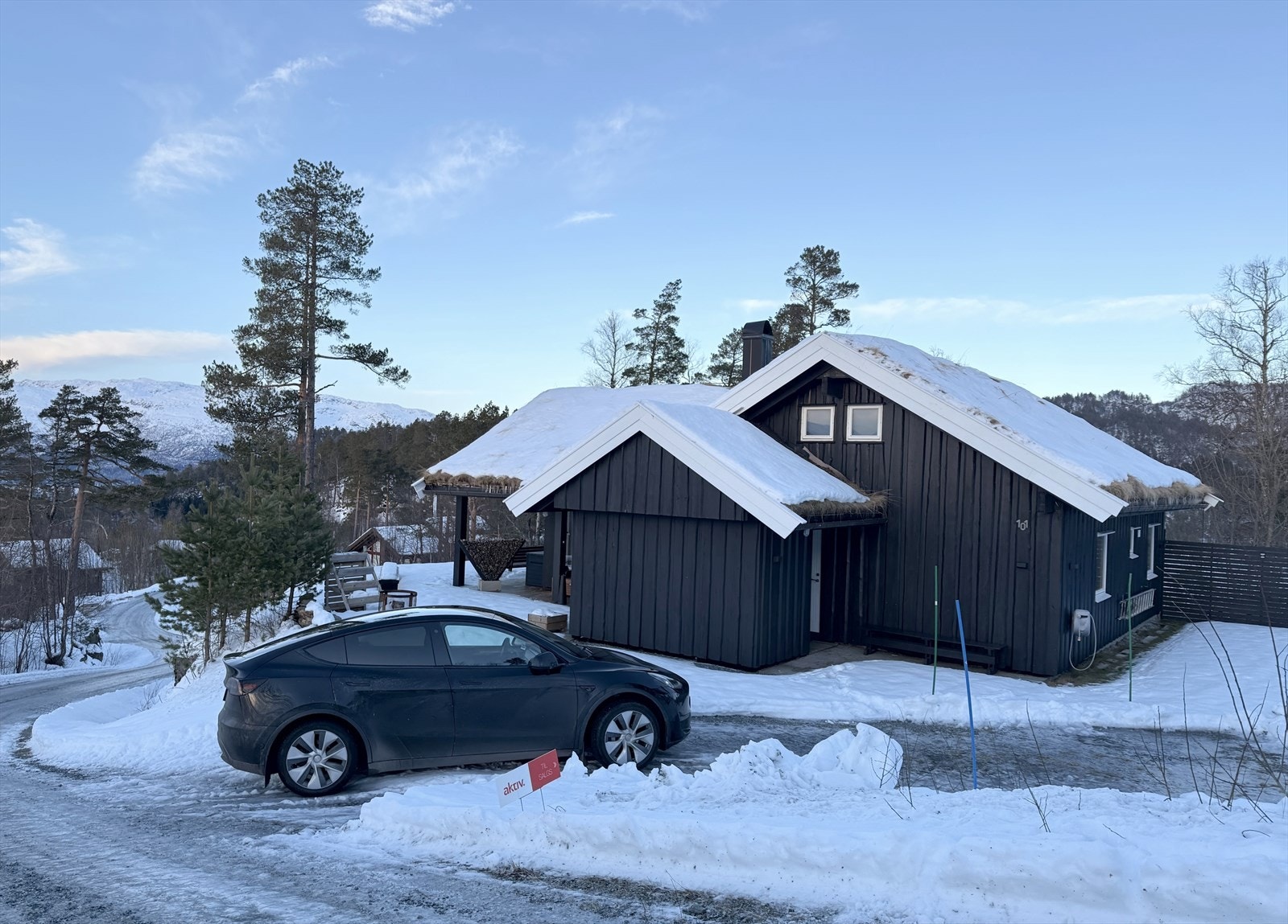 Vinterstemning Galleribilde