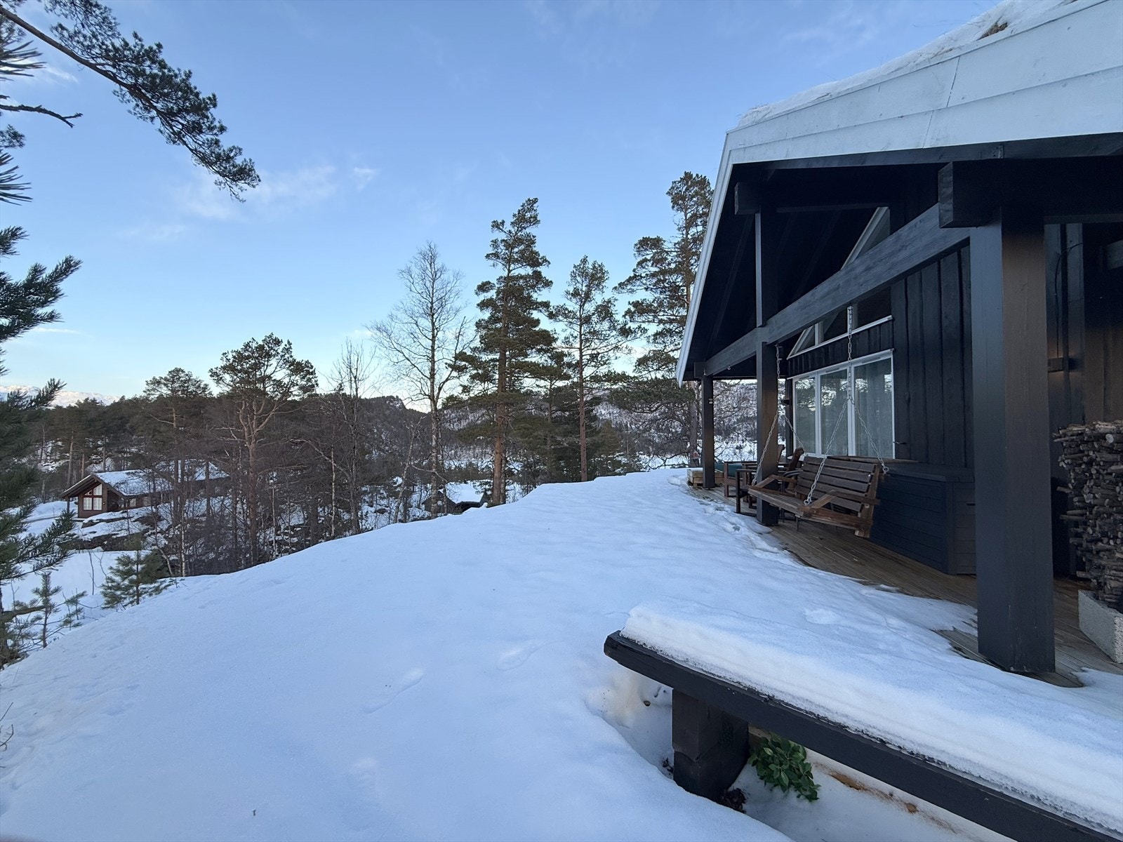 Vinterstemning Galleribilde