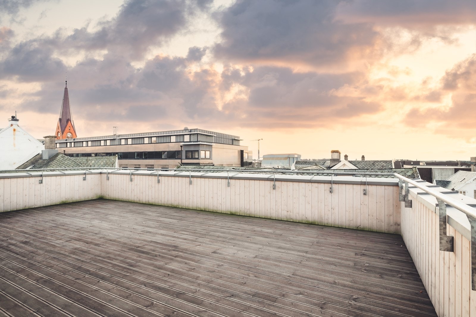 Flott utsikt utover Haugesund Sentrum! Galleribilde