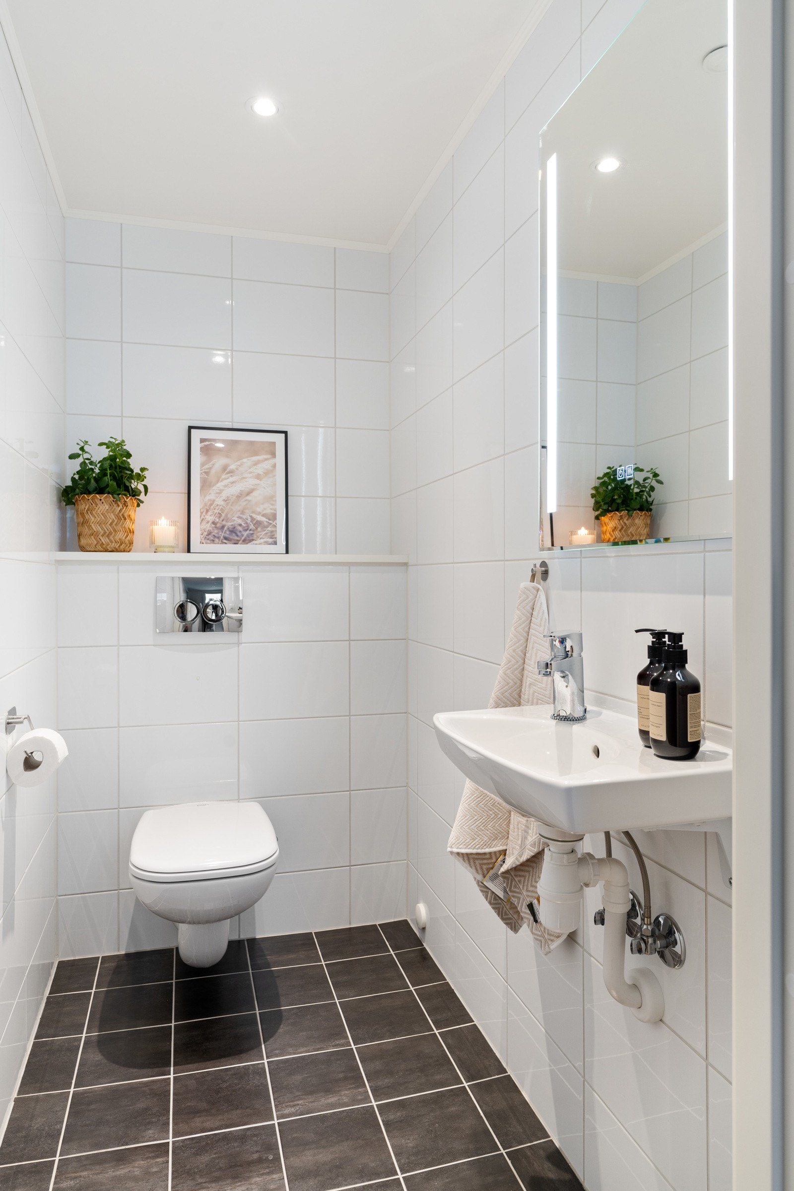 Fra gangen har du også tilgang til et praktisk gjestetoalett. Galleribilde