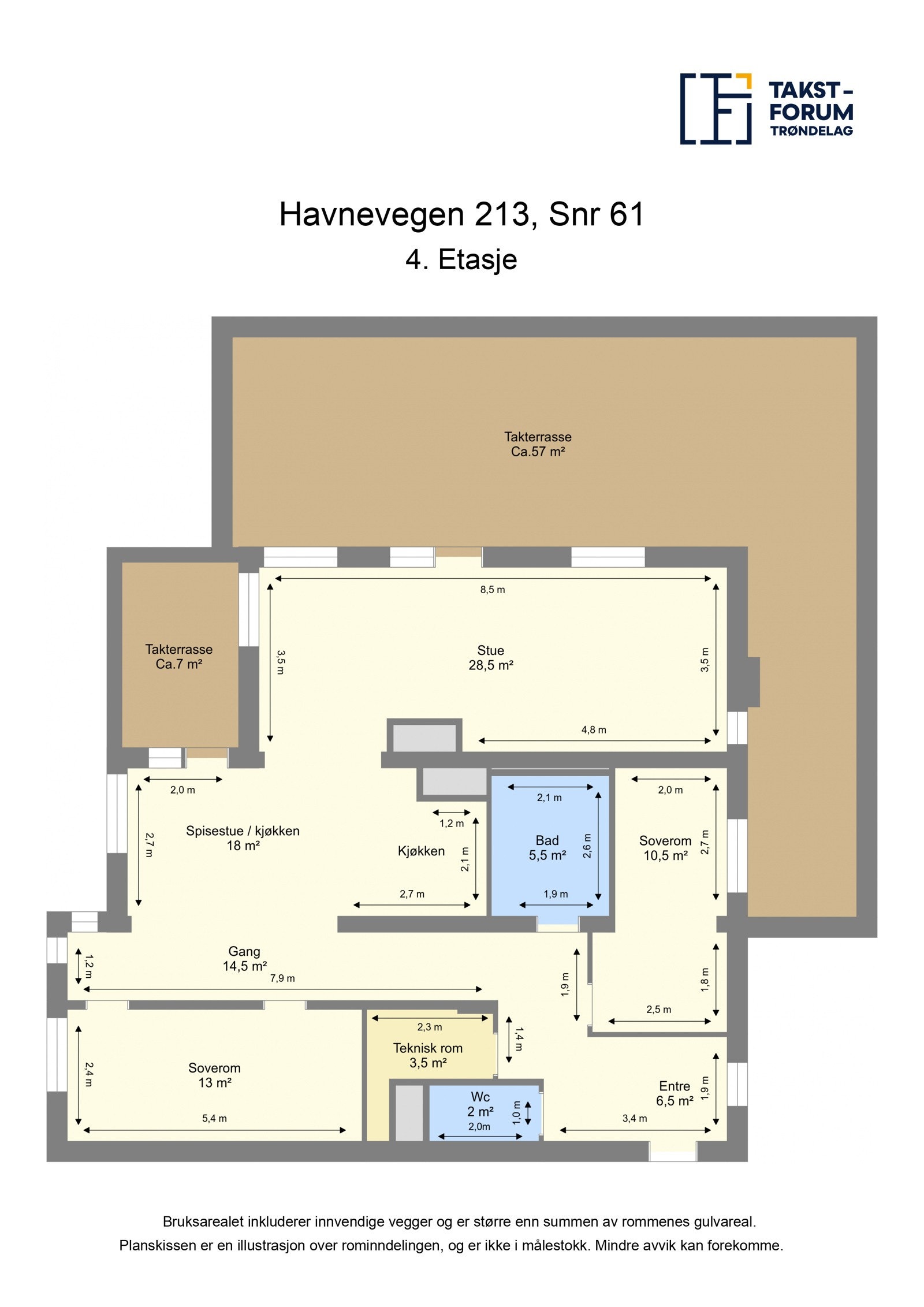 Plantegning Galleribilde